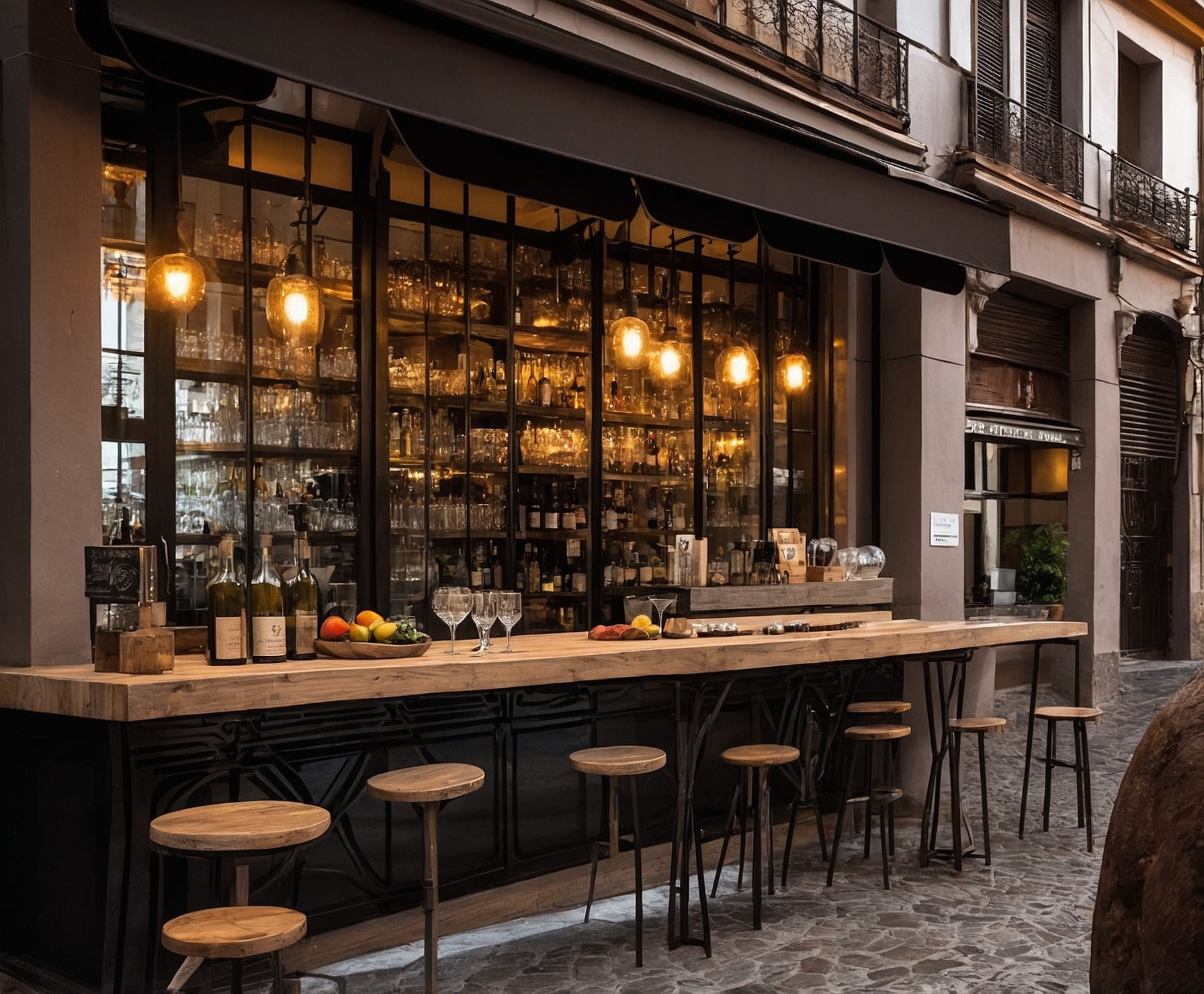 Plato gourmet con tapas innovadoras