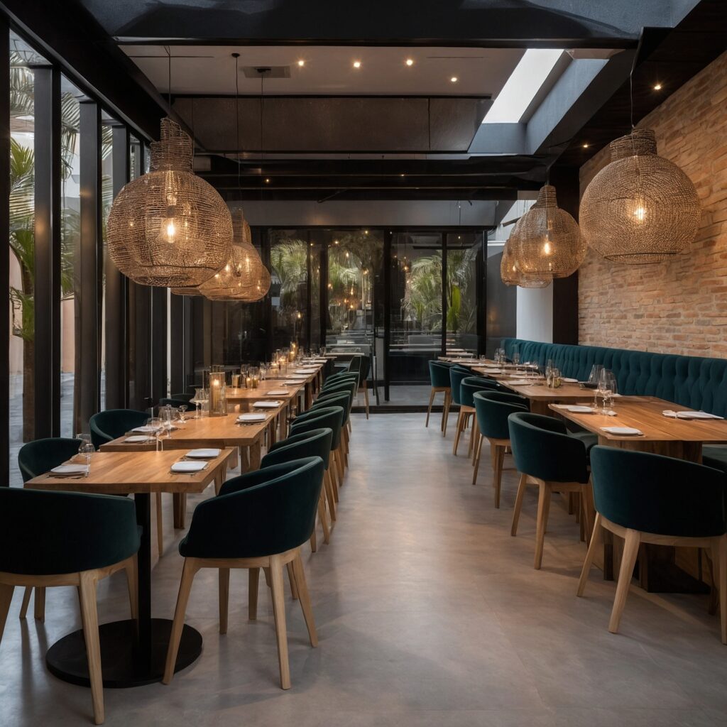 Diseño interior que mejora la experiencia en restaurantes